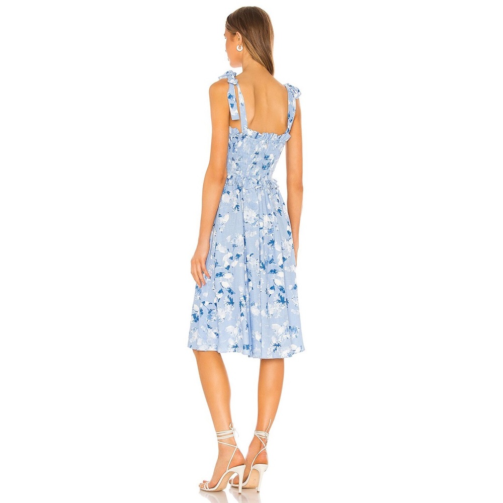 MISA Los Angeles Primrose Dress Blue - Picture 5 of 11